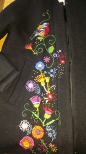 Broderad yllekappa